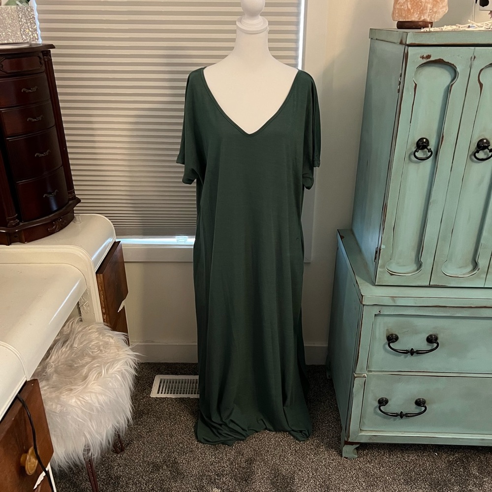 Maxi Shirt Dress